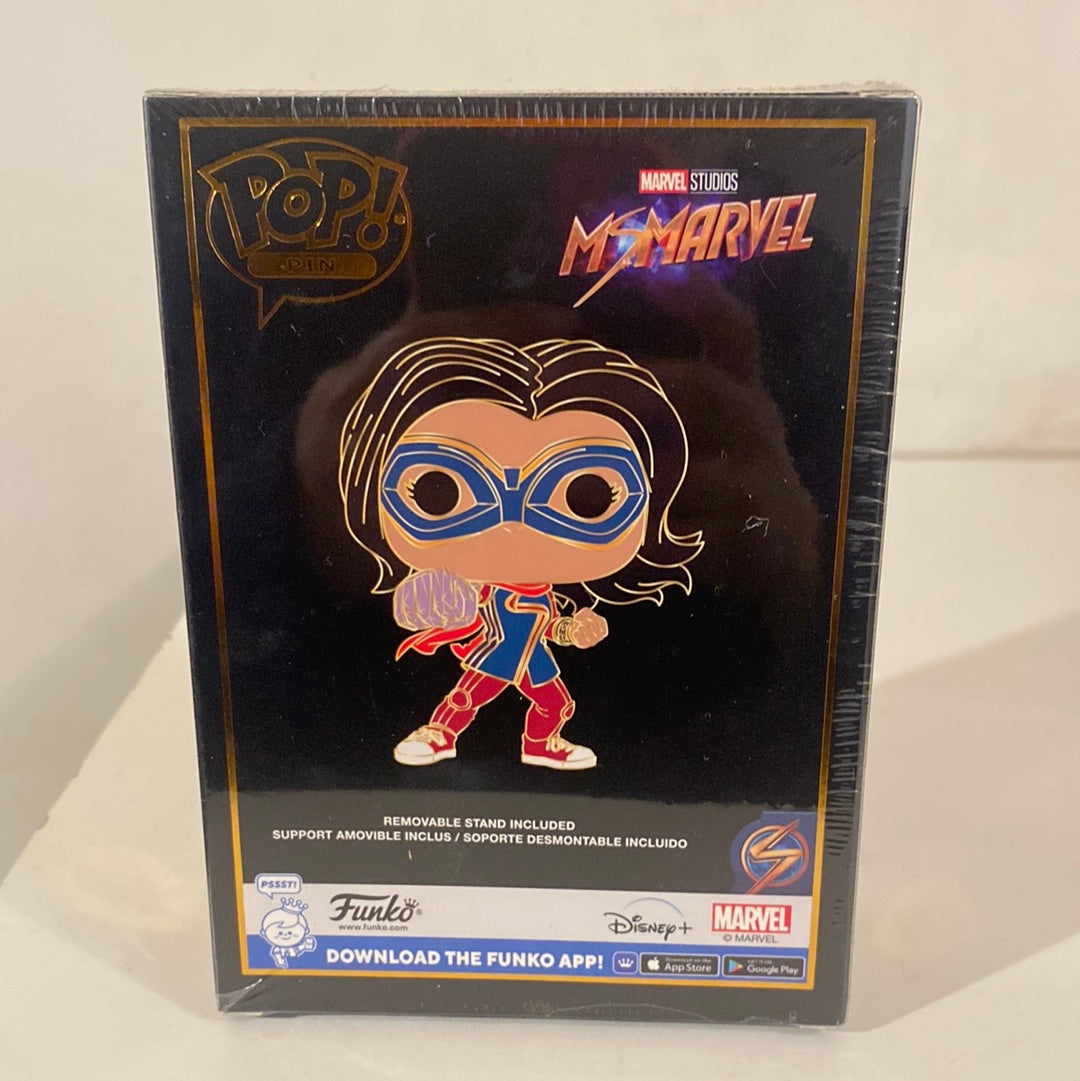 Funko Ms Marvel Enamel Pin Oversized 3.5 Inch Marvel POP! SE NEW Sealed