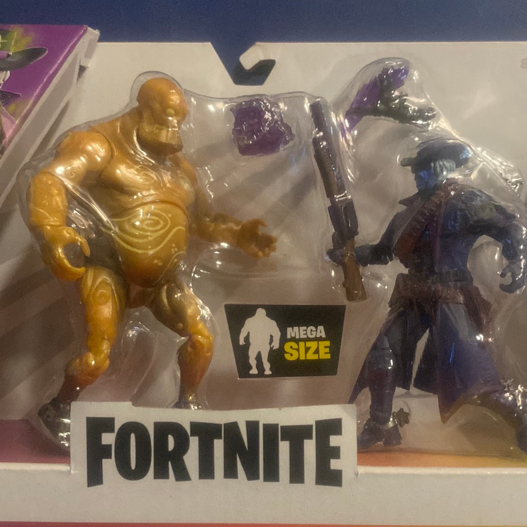 Fortnite Deadfire Vs. Mega Cube Brute Action Figure Set 4 inch