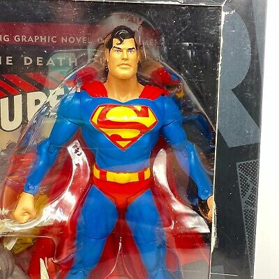 New!! DC Direct Superman vs. Doomsday Collector Set 6.5" Figures w/Graphic Novel NEW