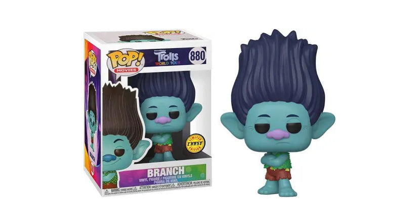 Pop Movies Trolls World Tour 880 Limited Edition Chase Branch Funko