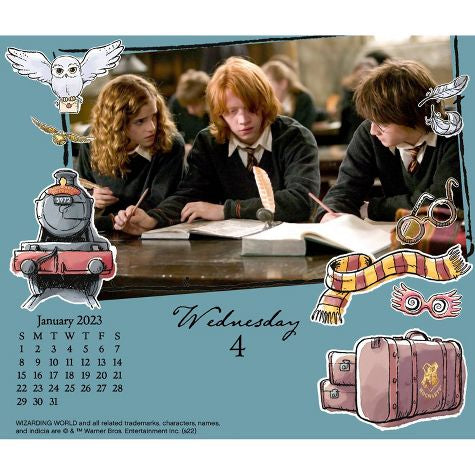 New!! 2023 Harry Potter Day-at-a-Time Box Calendar - Trends International