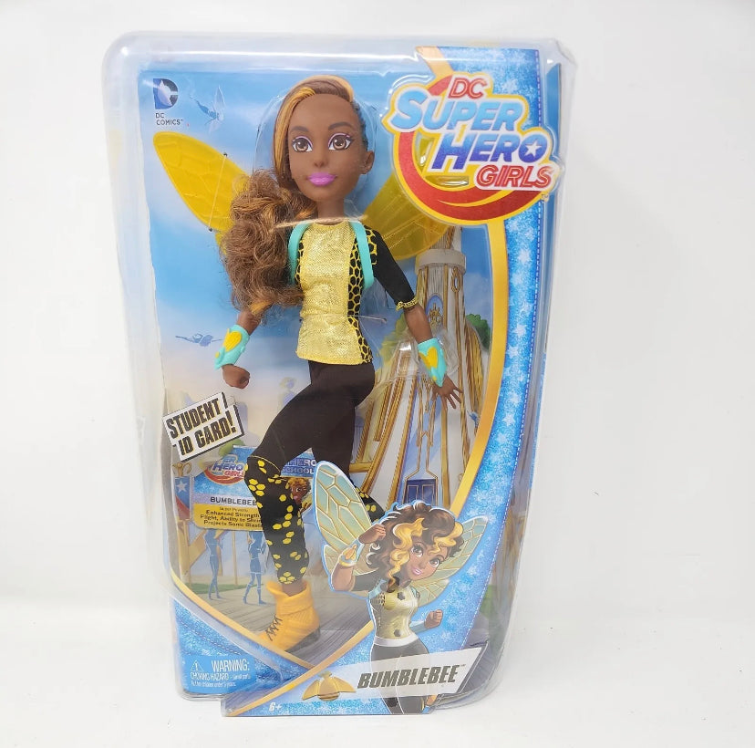 DC Super Hero Girls Bumblebee Doll w Student ID Card 2015