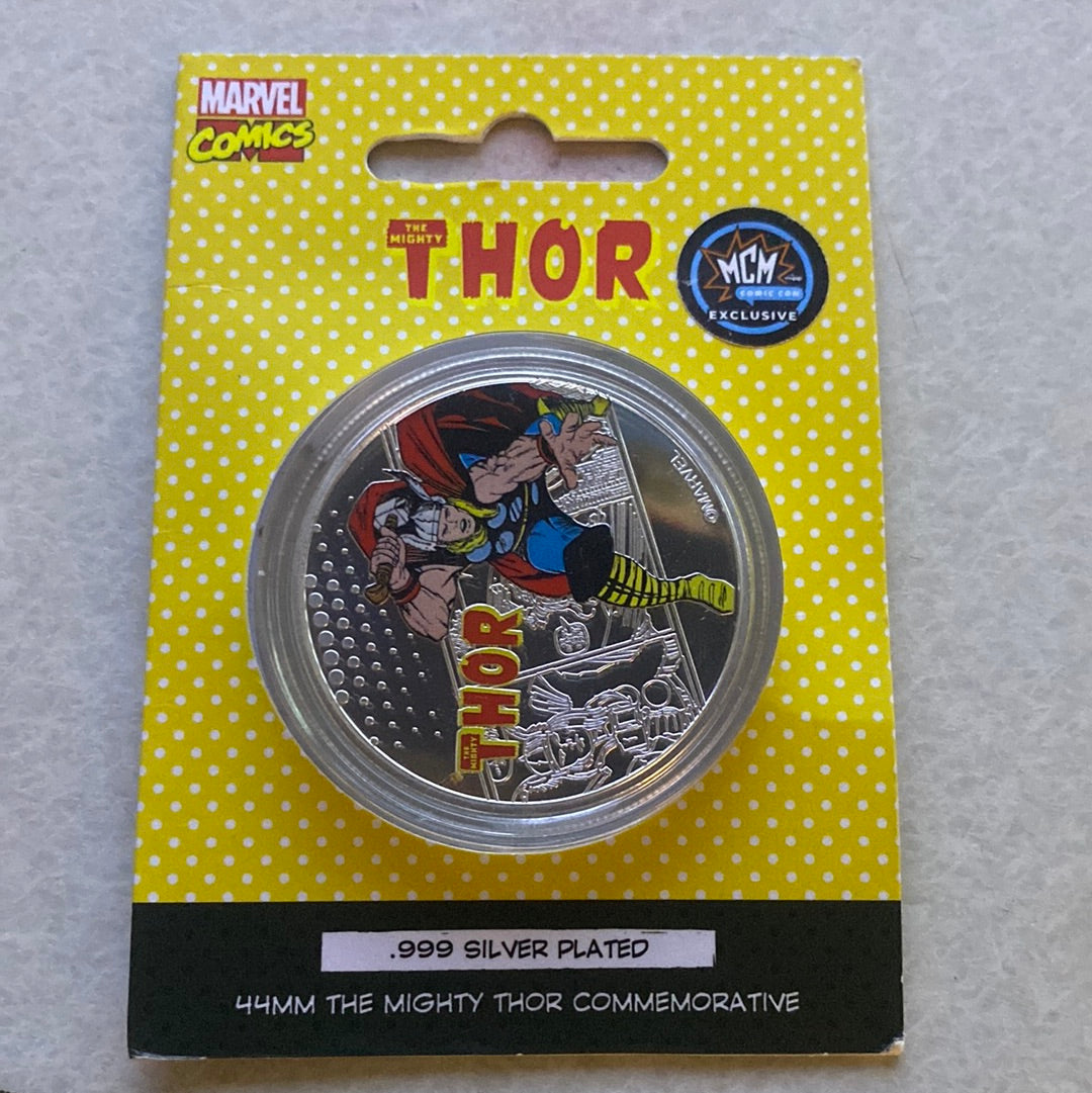 Thor MCM Exclusive Collectable Coin Silver Limited Edition .999 Silver plated -the Koin club