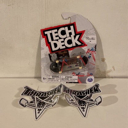 TechDeck Primitive Rare!! Comes With 1 FREE THRASHER SKATEBOARD STICKER