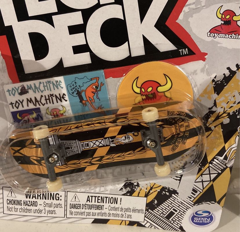 TechDeck Toy Machine Myles Willard Toy Machine!! COMES WITH 1 FREE THRASHER STICKER!!