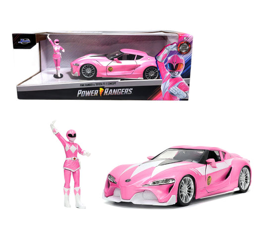 Power Rangers Pink Ranger & Toyota FT-1 Concept Figure