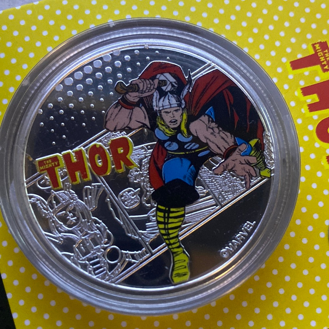 Thor MCM Exclusive Collectable Coin Silver Limited Edition .999 Silver plated -the Koin club