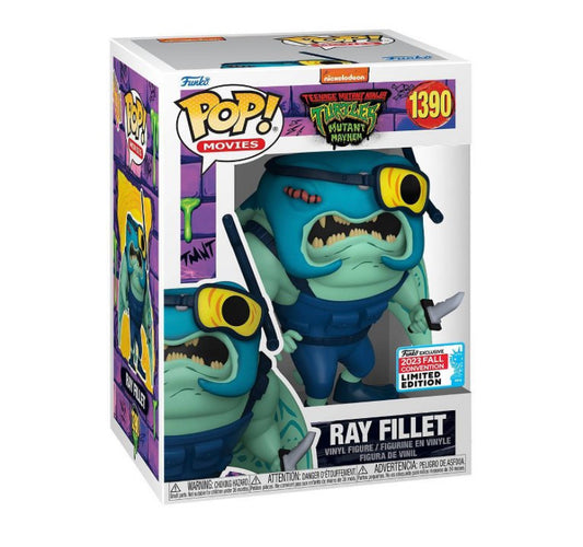 Funko Pop Movies Teenage Mutant Ninja Turtles 1390 Ray Fillet 2023 Fall Convention Limited Edition