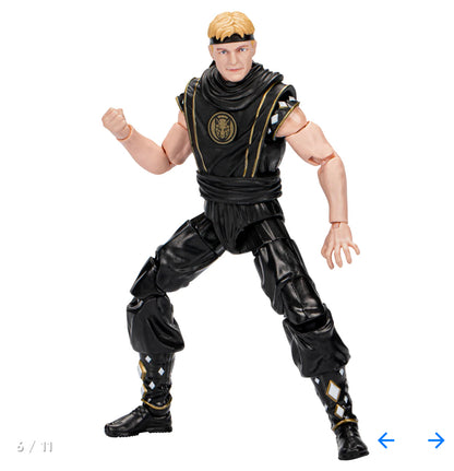 Power Rangers Lightning Collection Mighty Morphin X Cobra Kai Johnny Lawrence Morphed Black Boar Ranger