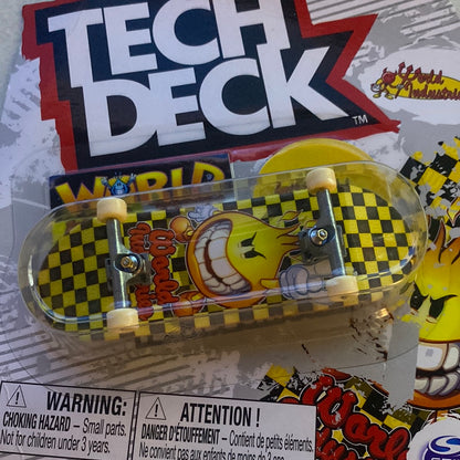 Tech Deck world  industries yellow flame ultra rare— fingerboard