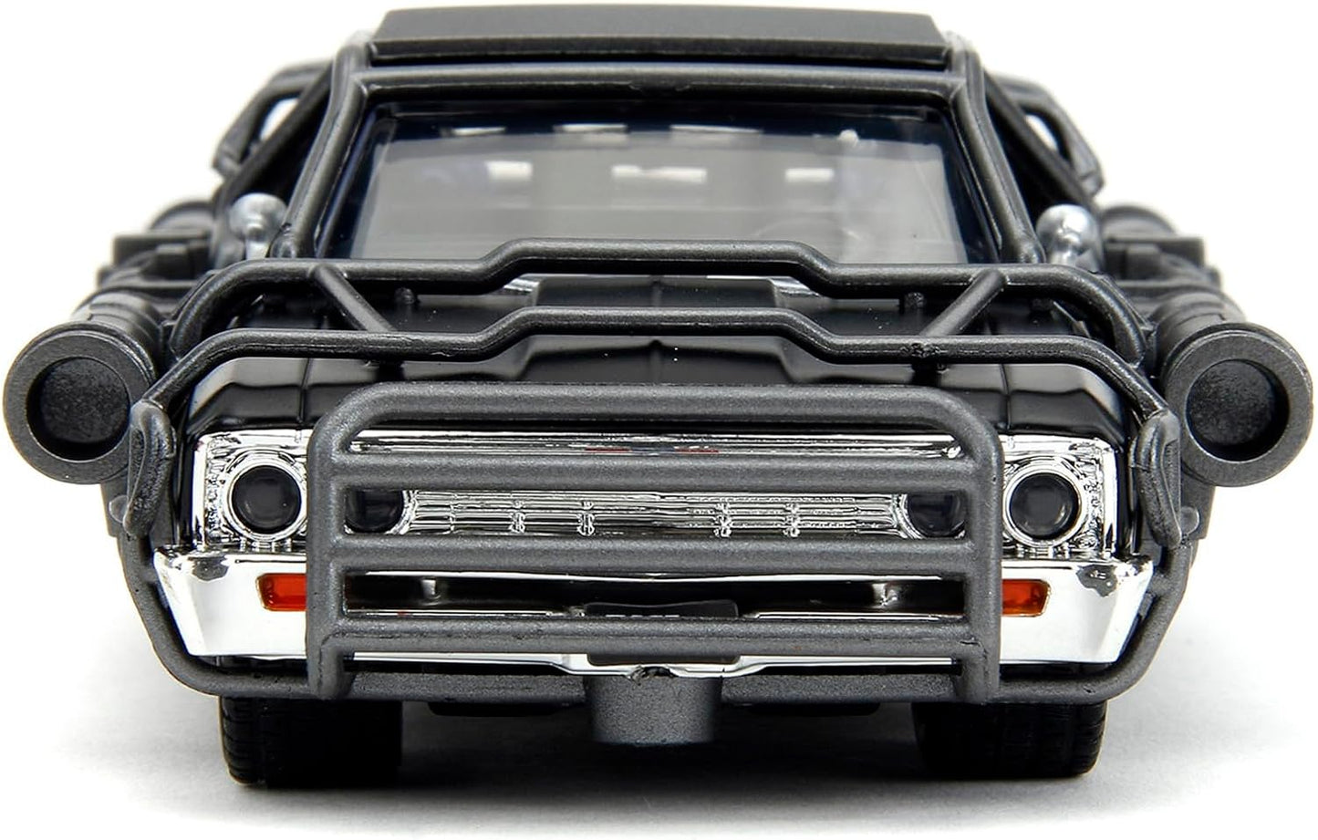 1967 Chevy El Camino with Cannons Matt Black Fast X (2023) Movie Series 1/32 Diecast Model Car by Jada 34733