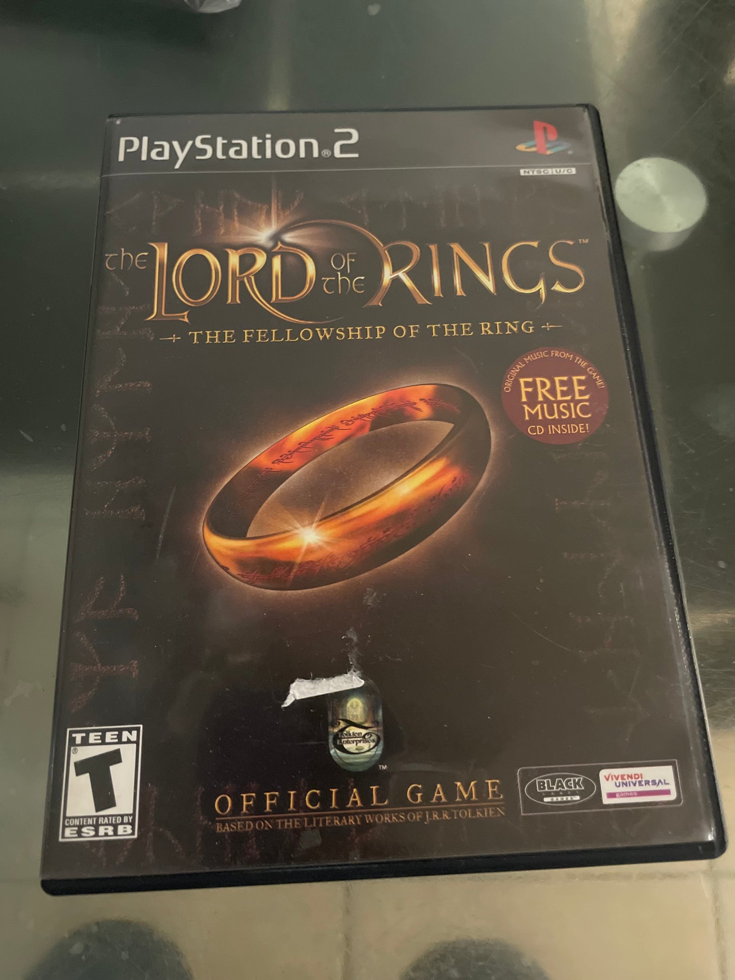 Playstation 2 PS2 Video Game The Lord Of The Rings The Fellowship Of The Ring