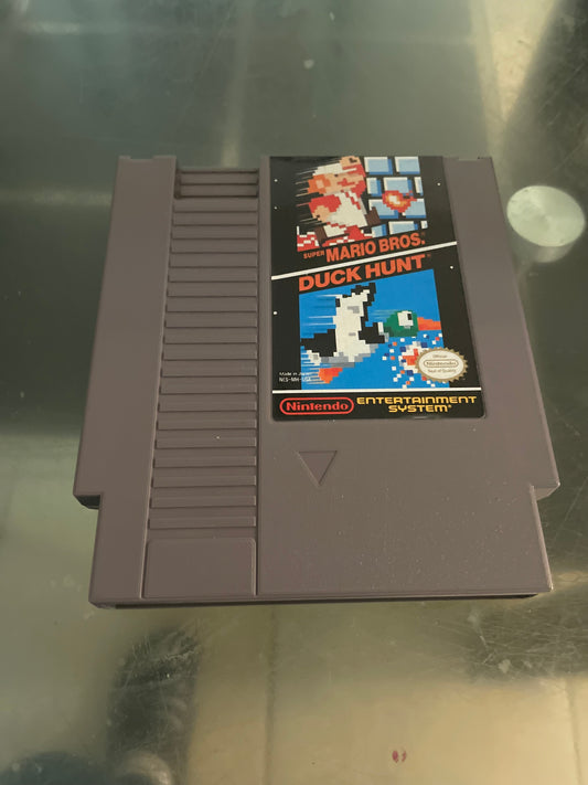 Original Vintage NES Nintendo Super Mario Brothers & Duck Hunt Game 1985