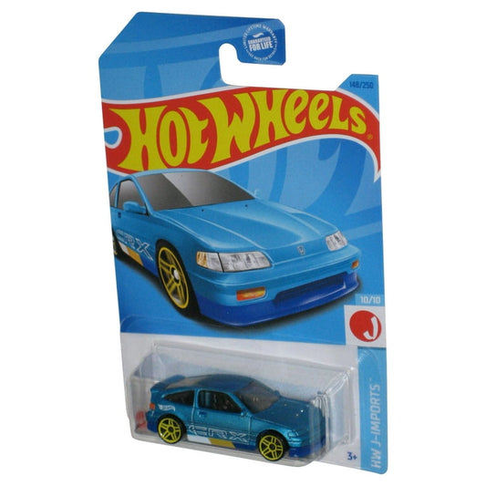 Hot Wheels HW J-Imports 10/10 (2021) Blue '88 Honda CR-X Car 148/250