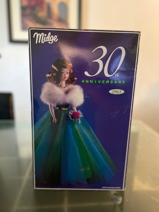 Vintage 1992 Barbie Midge 30th Anniversary Fashion Doll 7957 Green