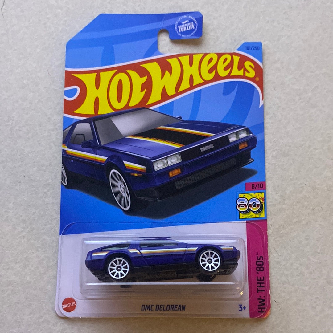 2021 Hot wheels DMC Delorean 8/10 HW the 80’s