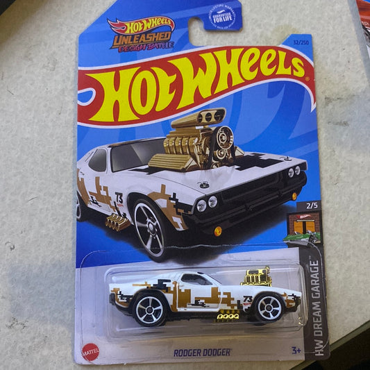 2023 Hot Wheels "Unleashed Design Battle" RODGER DODGER (#2/5) HW Dream Garage