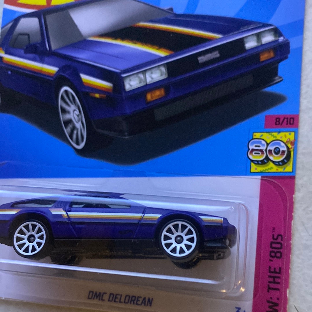 2021 Hot wheels DMC Delorean 8/10 HW the 80’s