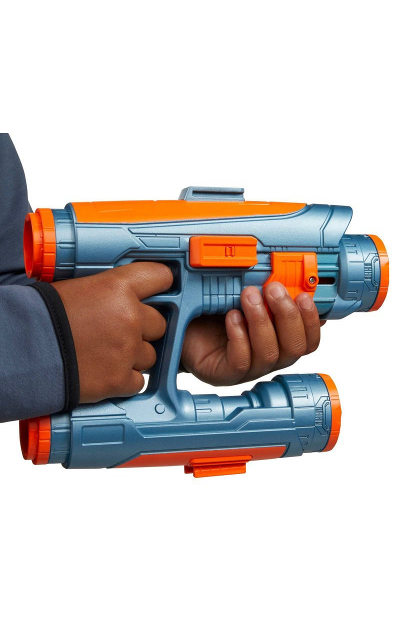 Marvel Studios' Guardians of The Galaxy Vol. 3 Nerf Star-Lord Quad Blaster, 3 Nerf Darts,