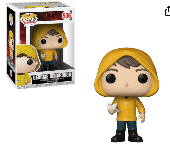 Funko Pop! Movies It Georgie Denbrough 3.75" Vinyl Figure 536