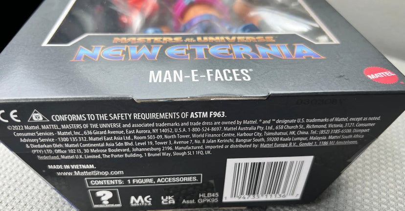 IMattel MOTU Masterverse MAN-E-FACES New Eternia Masters of the Universe figure