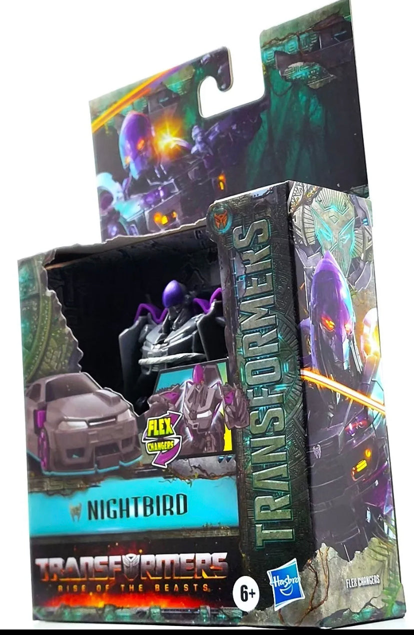 NightBird Transformers Rise of the Beasts Flex Changers