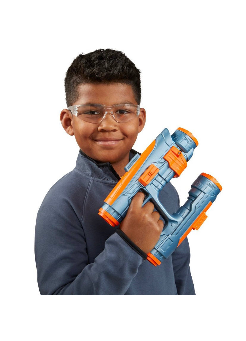 Marvel Studios' Guardians of The Galaxy Vol. 3 Nerf Star-Lord Quad Blaster, 3 Nerf Darts,