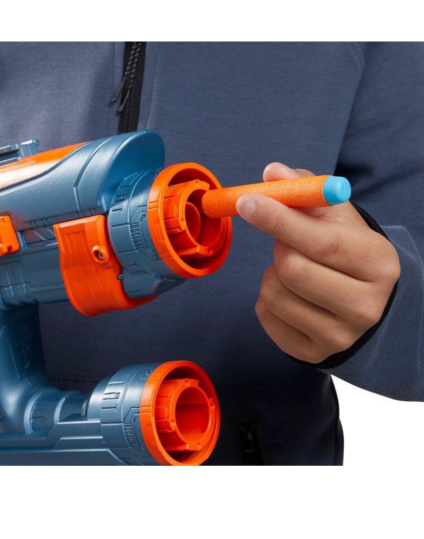 Marvel Studios' Guardians of The Galaxy Vol. 3 Nerf Star-Lord Quad Blaster, 3 Nerf Darts,