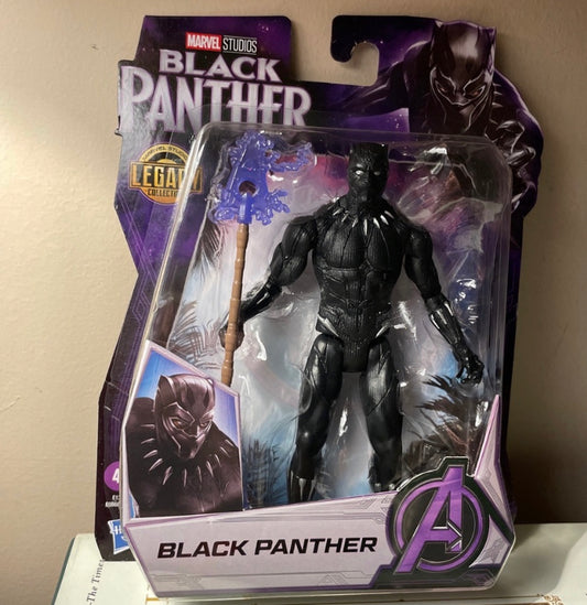 ￼ Marvel black panther 6-inch Action  Figure  marvel, studios legacy collection