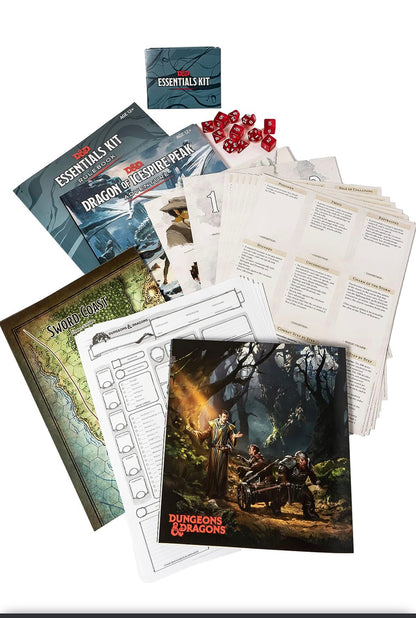 D&D Essentials Kit (Dungeons & Dragons Intro Adventure Set) Age Range:12 Years