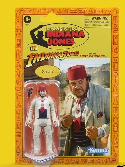 HASBRO INDIANA JONES RETRO COLLECTION 3.75" LAST CRUSADE SALLAH FIGURE