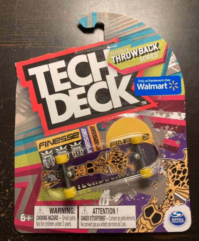 TECH DECK Rare Finesse Giraffe Throwback Walmart Fingerboard Skateboard NIB