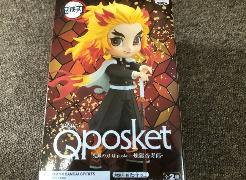 Qposket Kimetsu no Yaiba Demon Slayer Rengoku Kyojyuro Normal Color Figure Doll