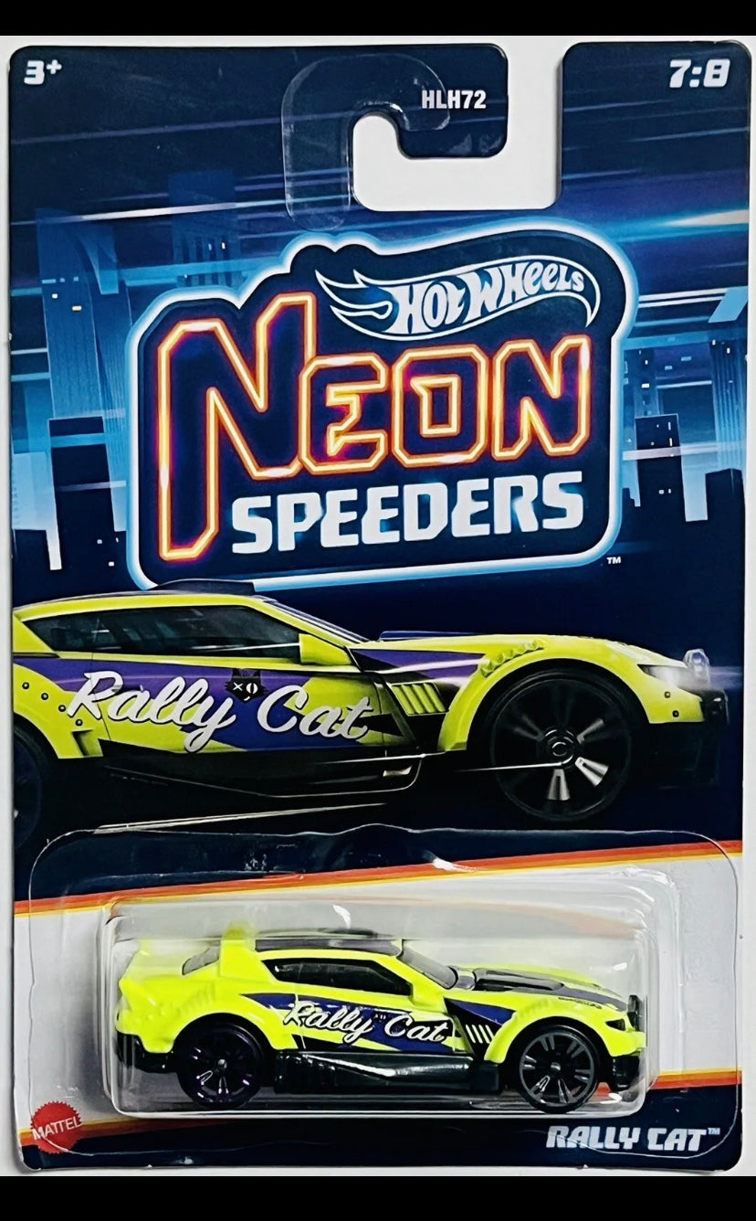 Hot Wheels Neon Speeders Rally Cat