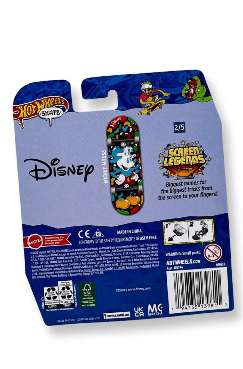 Hot Wheels X Skate X Disney Mickey Mouse