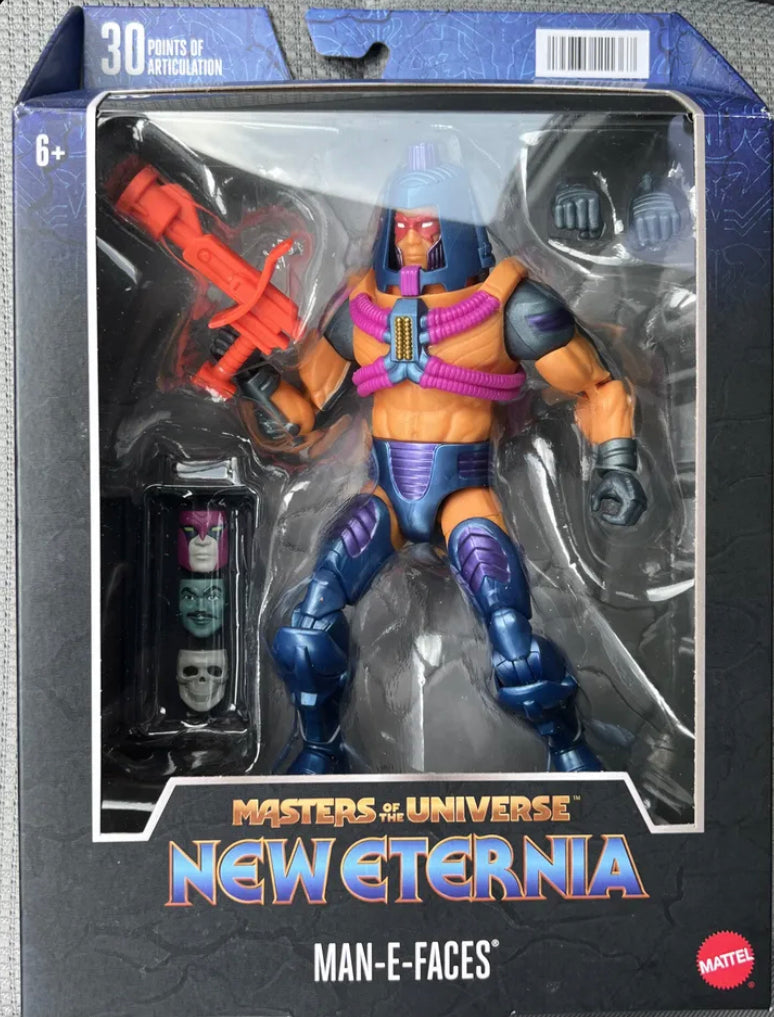 IMattel MOTU Masterverse MAN-E-FACES New Eternia Masters of the Universe figure