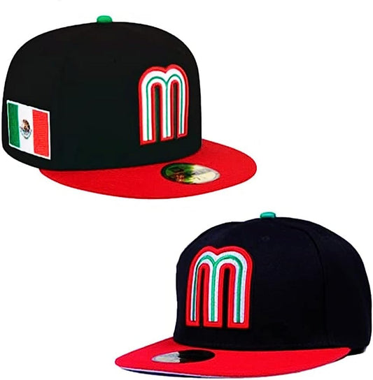 MEXICO BLACK RED WBC NEW ERA 59FIFTY FITT