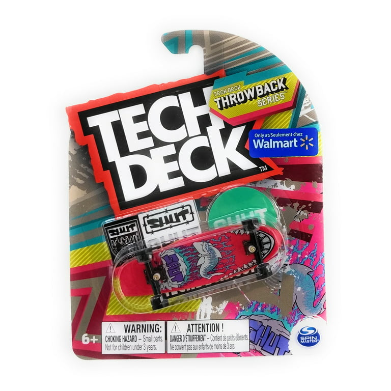 Tech Deck Shut Skateboards Pink Shark Cruiser Fingerboard