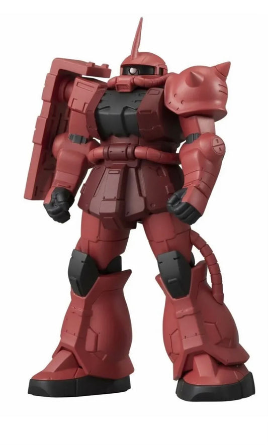 BANDAI MODEL Chars Zaku With Bazooka Ultimate Luminous Gundam Action Figure