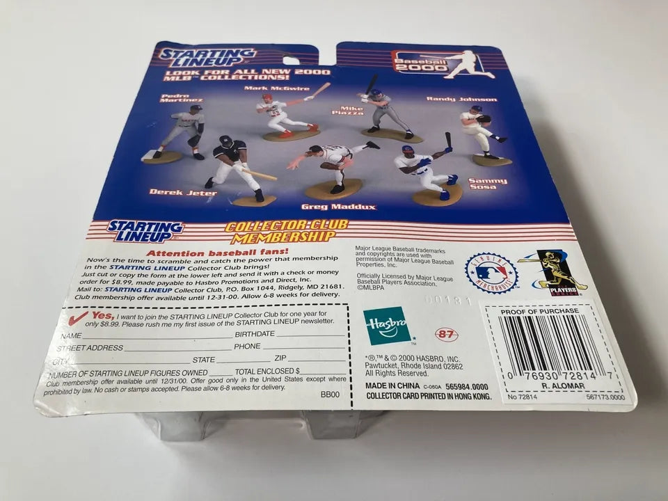 New!! Roberto Alomar: 2000 Starting Lineup Figure - Cleveland Indians