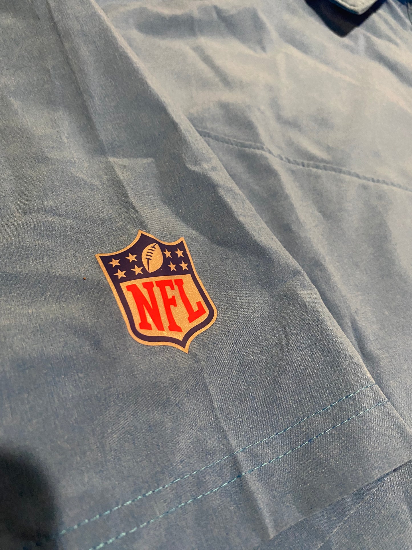 Nike Shirts | Nike La Chargers NFL Football Dri Fit on Field Athletic Blue Polo Shirt