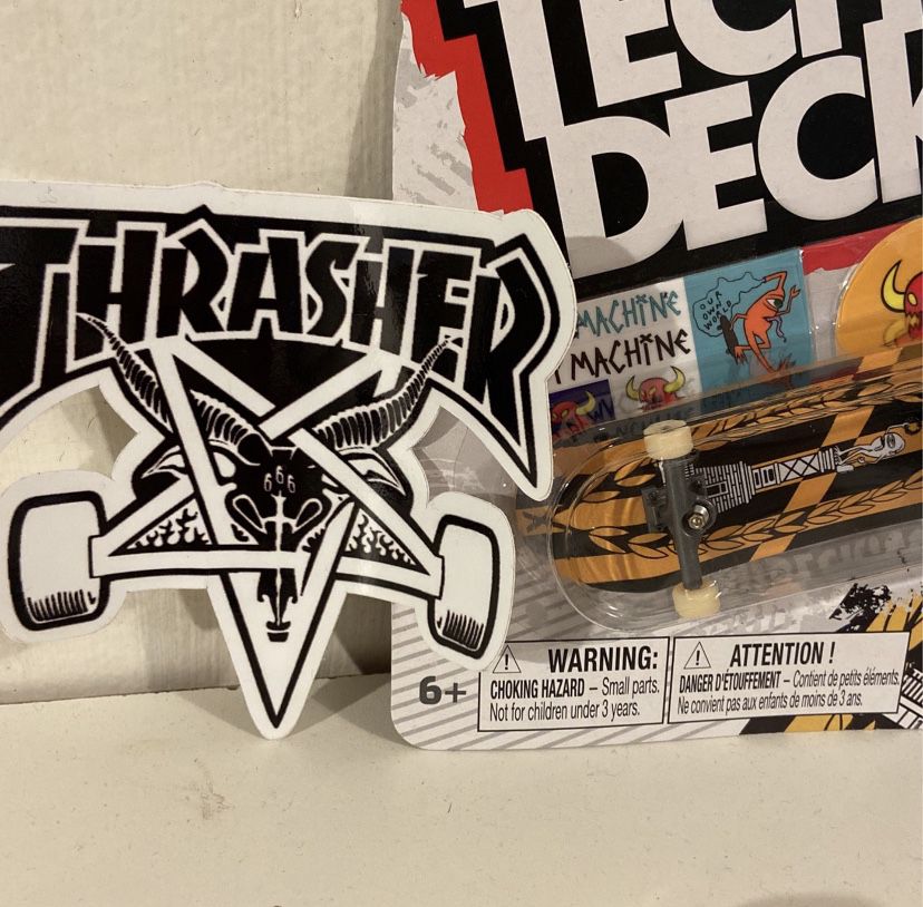 TechDeck Toy Machine Myles Willard Toy Machine!! COMES WITH 1 FREE THRASHER STICKER!!