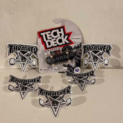 TechDeck Disorder Fingerboard!! Comes With 1 FREE THRASHER STICKER!!