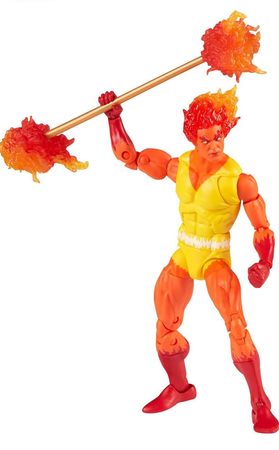 Hasbro Marvel Legends Series Retro Fantastic Four Firelord 6-inch Action Figure Toy, Includes 3 Accessories (F3444)