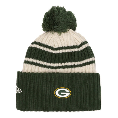 NEW ERA PACKERS '22 SPORT KNIT BEANIE Knit Hat Sideline Beanie Pom Stocking Cap