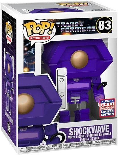 New! Transformers shockwave  funko, 2021 summer convention Limited edition#83 Retro Toys