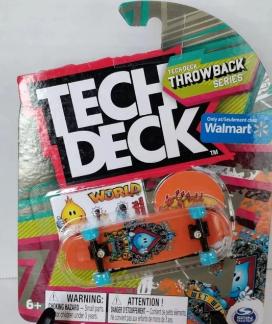 World Industries Tech Deck Throwback Series Rare New Mini Skateboard