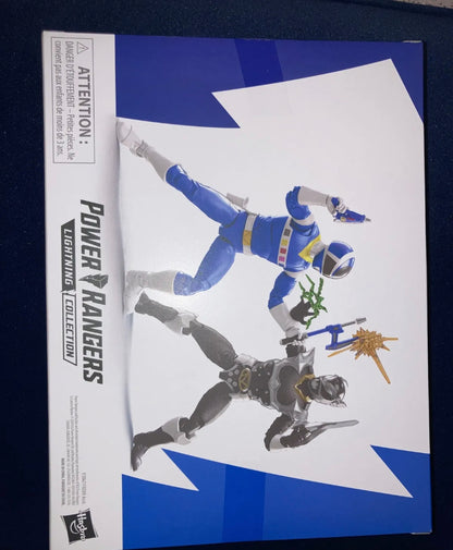 Power Rangers Lightning Collection In Space Blue Ranger & Silver Psycho 6”