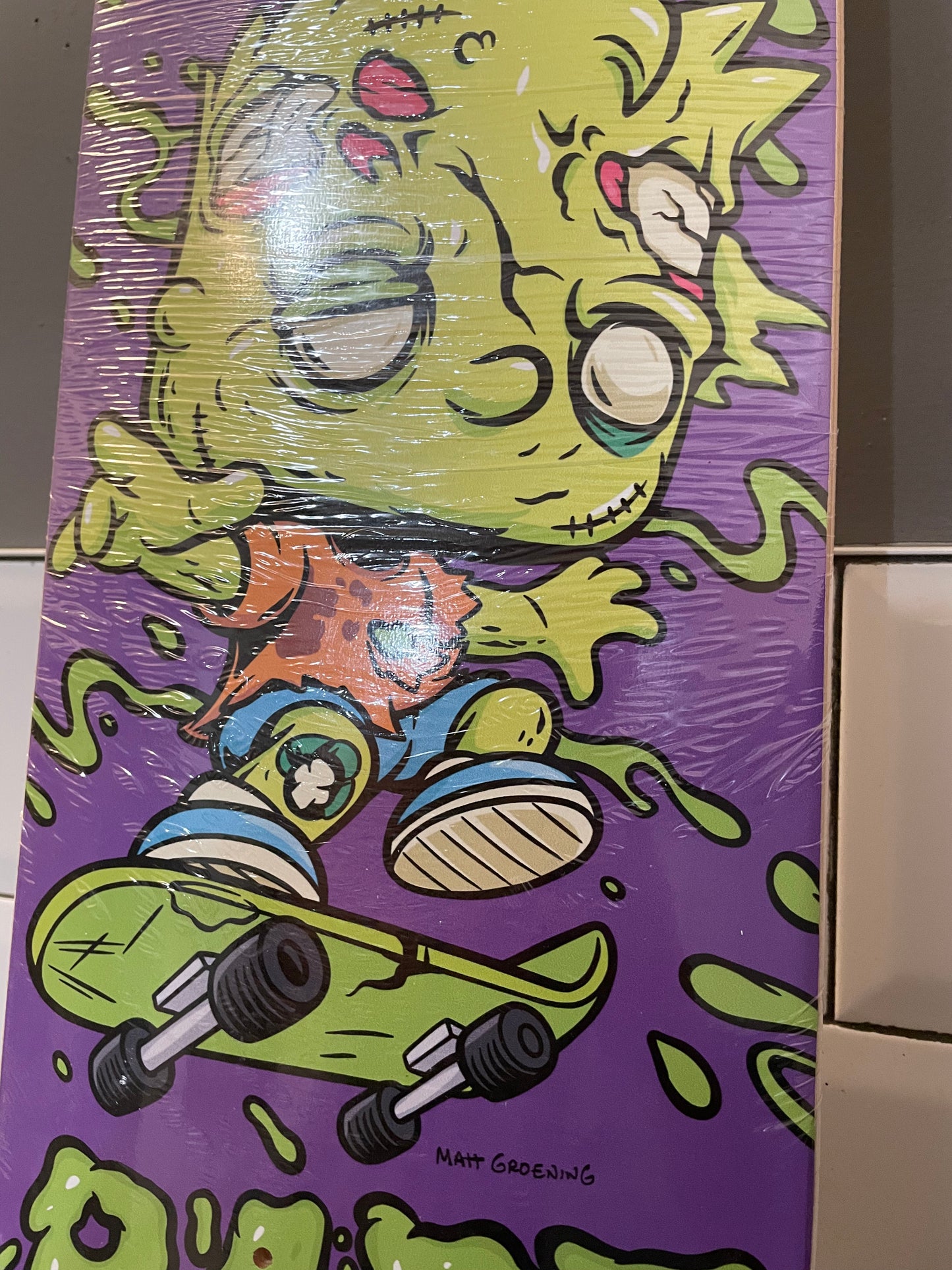 Funko - The Simpsons: Zombie Bart Skateboard Deck NYCC 2021 Limited Edition