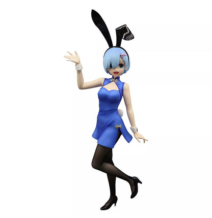 Official REM BUNNY BLUE CHINA DRESS Re:Zero BiCute Bunnies Figure FuRyu